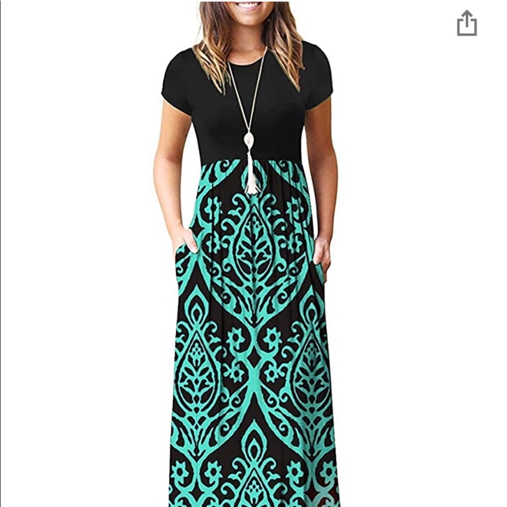 Auselily long MAXI DRESS with pockets